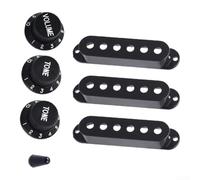ST - Set di coperture per pickup a bobina singola, 48-52 mm, in plastica | Set di 3 pezzi, distanza tra i poli 48/50/52 mm, si adatta ai modelli di importazione, plastica robusta, facile fai da te