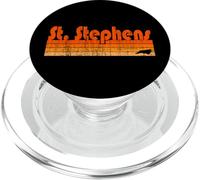 St. Stephens, North Carolina Retro anni '80 PopSockets PopGrip per MagSafe