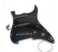ST-Style - Battipenna con set pickup SSS, in PVC/piastra metallica per Squier/Fender, 24,5 x 21 x 4,8 cm, 0,3 kg, kit di cablaggio completo