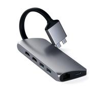 ST-TCDMMAM Satechi 2 x USB-C 2 x HDMI 2 x USB Type A USB Type C Ethernet card re