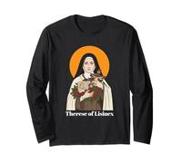 St. Therese of Lisieux Inspirational Quote Graphic Maglia a Manica