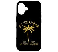 St. Thomas Isole Vergini americane USVI Pride Souvenir Custodia per iPhone 16