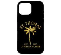 St. Thomas Isole Vergini americane USVI Pride Souvenir Custodia per iPhone 16 Pro Max