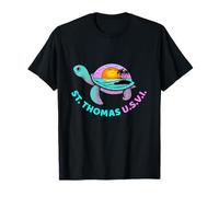 St. Thomas U.S.V.I. Vacanza souvenir Isola Vergine degli Stati Uniti Maglietta