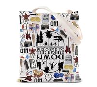 ST TV Show Merchandise Tote Bag 011 Eleven Gift Demogorgon Gift Monster Gift Friend Gift Welcome To The Upside Down Canvas Bag, Borsa a testa in giù, 35*40cm