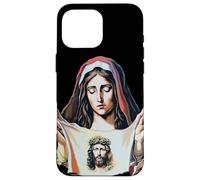 St Veronica Velo Volto Santo Devozione Cattolica Santo Nome Gesù Custodia per iPhone 16 Pro Max