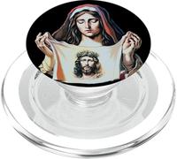 St Veronica Velo Volto Santo Devozione Cattolica Santo Nome Gesù PopSockets PopGrip per MagSafe
