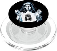 St Veronica Velo Volto Santo Devozione Cattolica Santo Nome Gesù PopSockets PopGrip per MagSafe