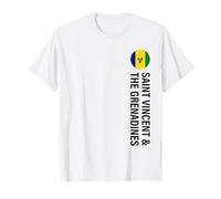 St Vincent e Grenadine Bandiera Verticale Maglietta