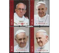 St. Vincent - Giovane Islanda 27-30 (Completa Edizione) MNH ** MNH 2013 Papa Francesco (Francobolli per i Collezionisti) Cristianesimo