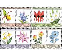 St. Vincent - Grenadine 381-388 Coppie (Completa Edizione) MNH ** MNH 1985 Fiori (Francobolli per i Collezionisti) Piante/Funghi