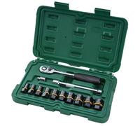 ST09137 Sata Set bussole 1/4'' e 3/8'' metrico/SAE BoltBiter 13 pz