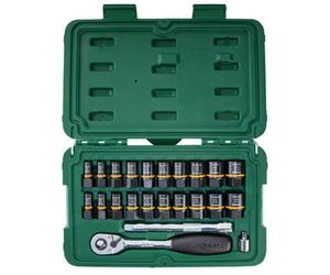 ST09138 Sata Set bussole 1/4'' e 3/8'' metrico/SAE BoltBiter 23 pz