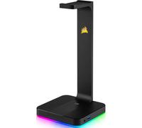 ST100 RGB Porta Cuffie Premium Con Scheda Audio 7.1 Surround Integrata, Nero