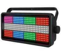 ST11 RGBW - Sistema di illuminazione a LED con 256 x 5050 e 128 x 5730, 100 W, angolo di diffusione 135°, DMx (6/9/64/112CH), Master/Slave, Strobe 25Hz, 4 - 30 m, luce da palcoscenico per club, eventi