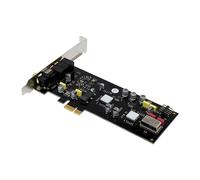 ST113 PCIe Scheda Audio SSS1700 Chip Basso Profilo Staffa Per Studio Live Streaming Home Theater Scheda Audio Digitale