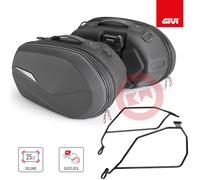 ST609 GIVI COPPIA BORSE LATERALI 25L TE705 TRIUMPH STREET TRIPLE 675 2007-2012