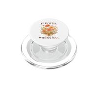 Sta bene con la mia anima Christian Pretty Vintage Floral PopSockets PopGrip per MagSafe