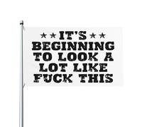 Sta iniziando ad assomigliare molto a questa bandiera da 3x5 piedi per esterni, interni, cortile, prato, decorazione, bandiera da giardino, cartello