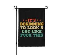 Sta iniziando ad assomigliare molto a questa bandiera da giardino doppia da 12x18 pollici, decorazione per la casa, per esterni e da giardino.