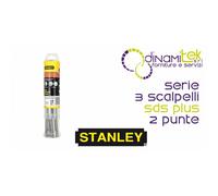 STA54400 SERIE 3 SCALPELLI SDS PLUS E 2 PUNTE STANLEY