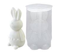 staampi per in silicone - Stampo per a forma di coniglietto pasquale | Rilascio facile per uso domestico Sapone fai-da-te Torta al cioccolato Budino Caramelle Figurine Gesso Colata di