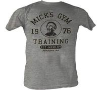 Stab & Wound Rocky Mick's Gym Training 1976 Distressed Heather T Shirt Tee Grey L