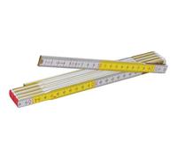 Stabila 01128 600 Serie 617 Righello Pieghevole - Bianco/Giallo - 2M