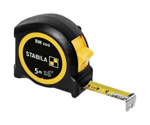 Stabila 19567 BM 100 cm+inch Metro a nastro 5 m ABS