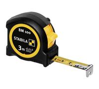 STABILA 19569 - Metro a nastro BM 100, 3 m, scala cm/pollici