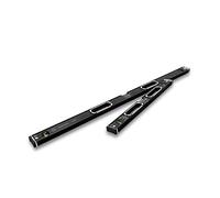 STABILA 196-2 Dark Shadow, set di 2 livelle a bolla 61 cm/122 cm, elegante rivestimento antracite opaco, profilo in alluminio extra rigido, terminali ammortizzanti, fermaporta antiscivolo integrato,