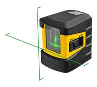 STABILA Laser a linee incrociate verde LAX 60 G, autolivellante, portata max 30 m, set con targhetta, borsa da cintura, batterie (3 x AA)