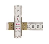 STABILA Metro a stecca in legno Tipo 1607 W, 2 m, bianco, scala metrica, con divisione angolare Quantità:1