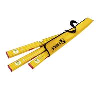 Juego de 3 niveles de burbuja magnéticos Stabila Serie 80 ASM con funda