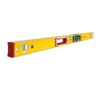 STABILA TECH 196 DL - Livella a bolla elettronica, impermeabile e antipolvere secondo IP 67, 2 display digitali, senza calibrazione, con custodia, 100 cm