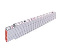 Stabila Type 1707 - Metro metrico in legno, 2 m, colore: Bianco
