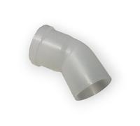 STABILE CURVA 30° IN PPS PPH Ø 60 mm PER CALDAIA A CONDENSAZIONE