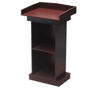 Stabile supporto per pulpito da chiesa con scaffale, versatile leggio per scuole, insegnanti, discorsi pubblici e dimostrazioni, tavolo da lettura