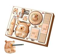 Stabiliery Set For Girls - Affiliatore A Capybara Stationary For Kids - Forniture Scolastiche Matite Per Gomma Elettrica Per Studenti In Classe Homeschool Middle School Elementary