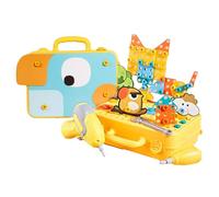 Stabilimento di strumenti per gioco educativo divertente e realistico per il tempo libero creativo - laboratorio strumenti per bambini - ragazzi gioco meccanico giardino auto veicolo famiglia scuola