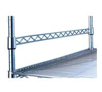 Archimede Sistema Componibile, Controventatura, Grigio (Cromato), 91.00 x 2.50 x 4.00 cm