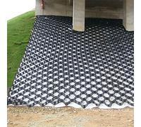Stabilizzatore a griglia di ghiaia a nido d'ape resistente per vialetti e vialetti, geogriglia permeabile da 5 cm per percorsi durevoli e supporto per la costruzione, ideale per paesaggistica e