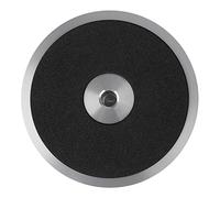 Stabilizzatore a morsetto in alluminio per LP Record Player, ad alta precisione, riduce vibrazioni e agitazione, per giradischi LP, lettori CD e altoparlanti (argento)