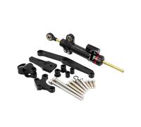 Stabilizzatore Ammortizzatore di Sterzo Per CB650R 2018-2021 Motociclette Regolabili Supporto Ammortizzatore Stabilizzatore Sterzo Tampone Stabilizzatore Motocicletta(Black)
