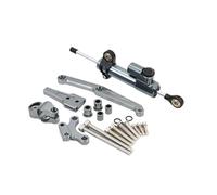 Stabilizzatore Ammortizzatore di Sterzo Per CB650R 2018-2021 Motociclette Regolabili Supporto Ammortizzatore Stabilizzatore Sterzo Tampone Stabilizzatore Motocicletta(Gray)
