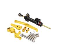 Stabilizzatore Ammortizzatore di Sterzo Per CB650R 2018-2021 Motociclette Regolabili Supporto Ammortizzatore Stabilizzatore Sterzo Tampone Stabilizzatore Motocicletta(Black-C)