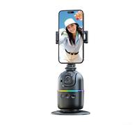 Stabilizzatore cardanico leggero con rotazione a 360 e tracciamento del viso, perfetto per le riprese (P03)