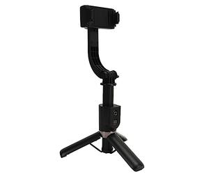 Stabilizzatore Cardanico per Smartphone Mobile, Giunto Cardanico Pieghevole per Telefono a 3 Assi, Luce di Riempimento Integrata, Estensione Lunga 82 Cm, Stabilizzatore per