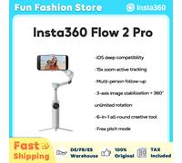 Stabilizzatore cardanico portatile Insta360 Flow 2 Pro AI Filmmaker 360 Infinite Pan Actieve Zoom Tracking Insta 360 Flow 2pro White - Standard
