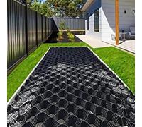 Stabilizzatore della Griglia della Ghiaia per I Sentieri del Giardino, Griglie del Terreno della Geocella Paesaggistica, Sistema di Controllo Dell'erosione del Fango D, 6m x 7m (19.5ft x 23ft)